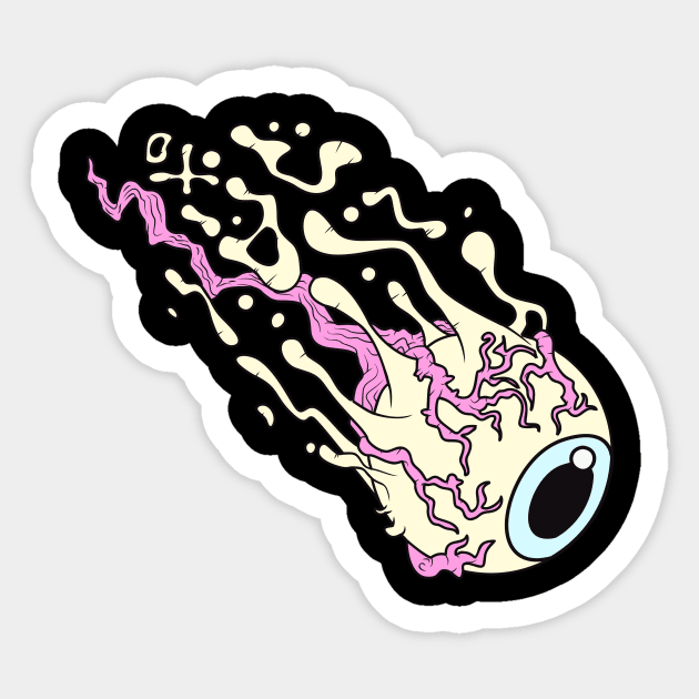 Meteor Eye Sticker by EYECATC